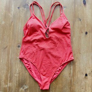 NWT Coral Cupshe XL one-piece bathing suit